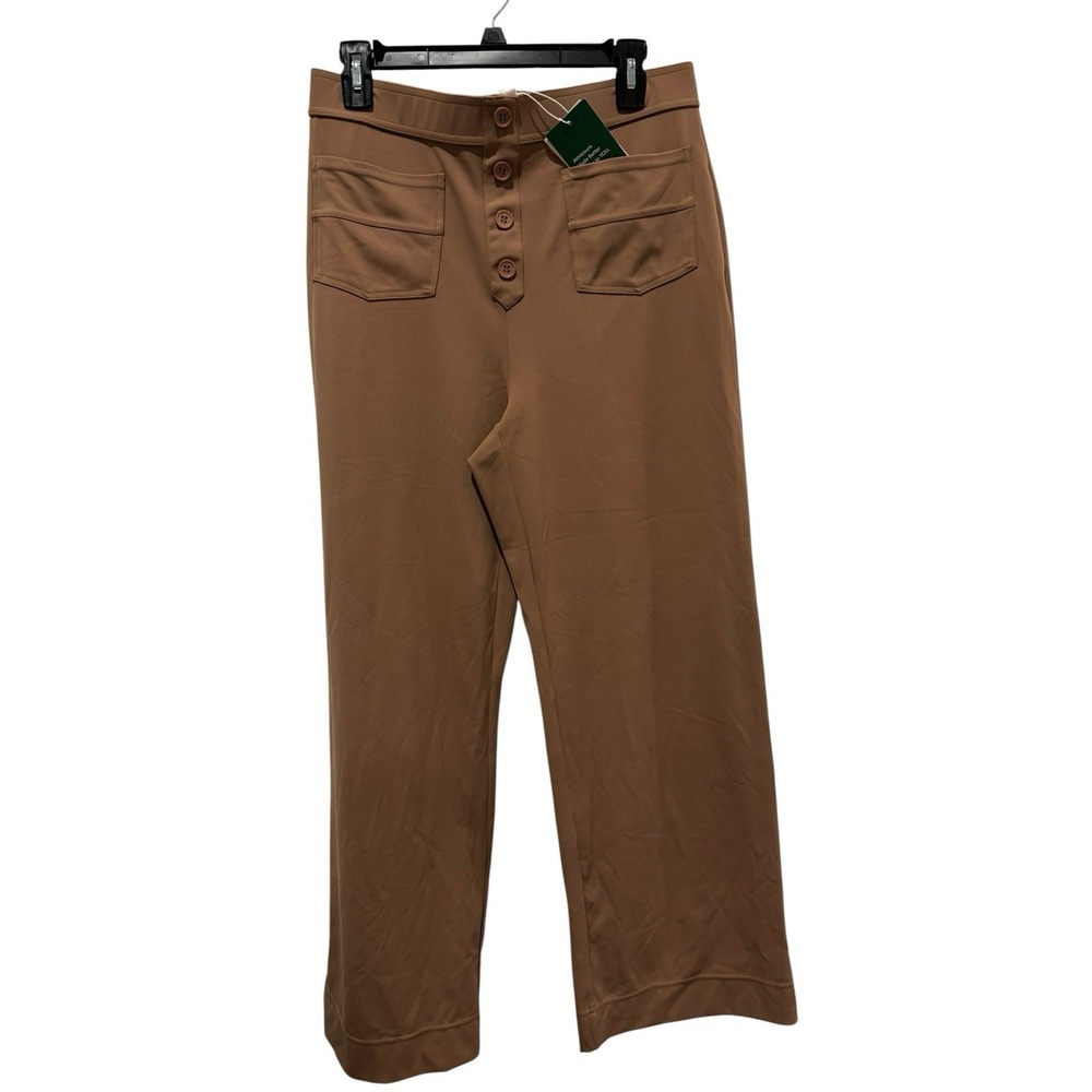 Halara Halo Tek Air Brown Pull On Flat Front size L - Picture 1 of 16